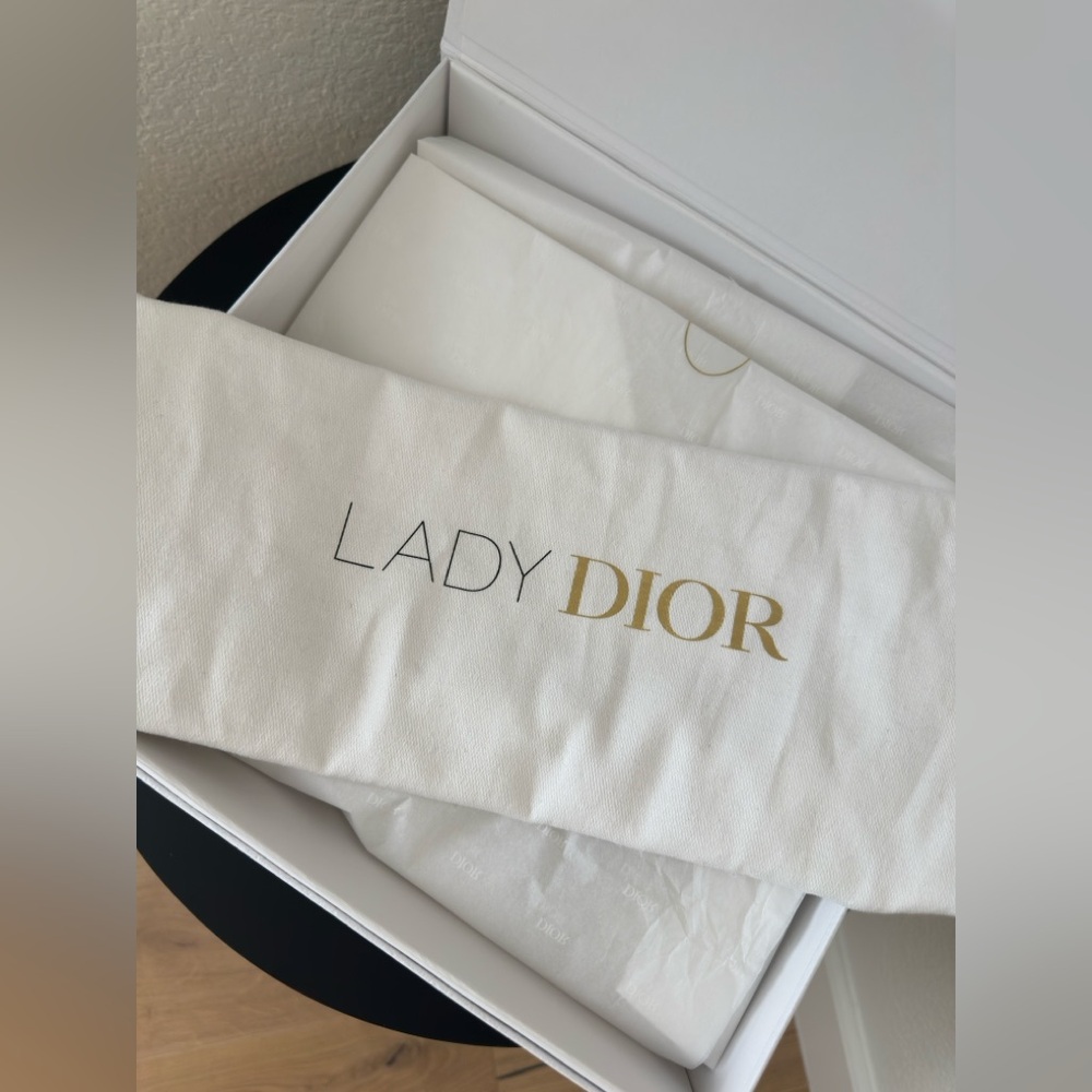 Christian Dior Tan Mini Lady D-Lite Bag - Picture 12 of 13